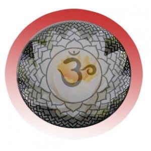 El símbolo de la flor de loto y el mantra Om Mani Padme Hum